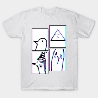 PUNPUN 3 SAD JAPANESE ANIME AESTHETIC T-Shirt